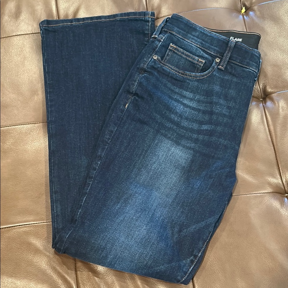 St. John's Bay Dark Indigo Flare Jeans
